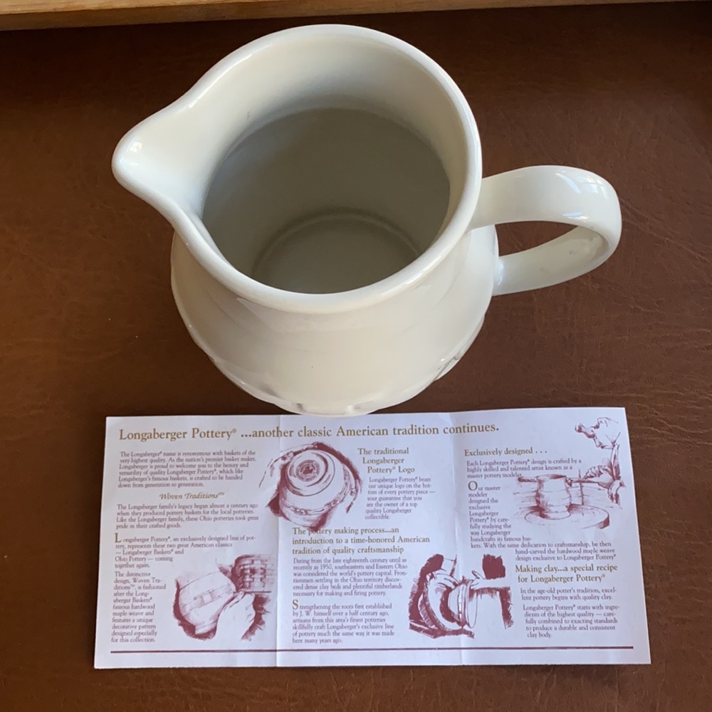 Longaberger Pitcher - Picture 5 of 6